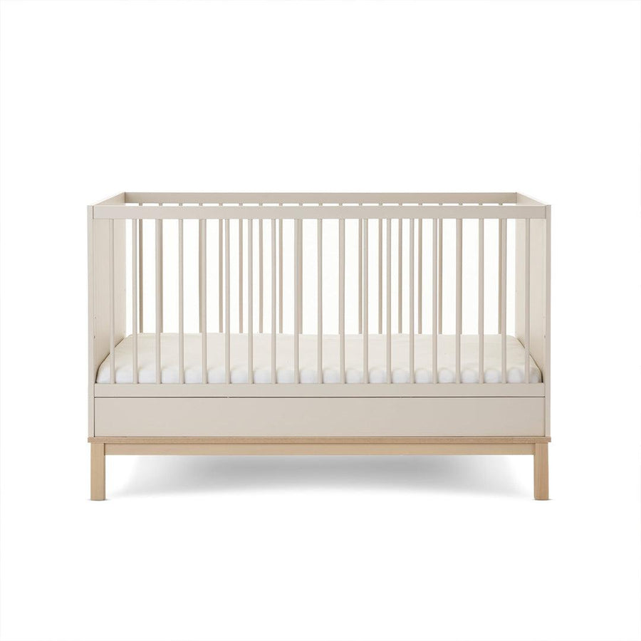 Obaby Astrid Cot Bed - Satin-Cot Beds-Satin-No Mattress | Natural Baby Shower