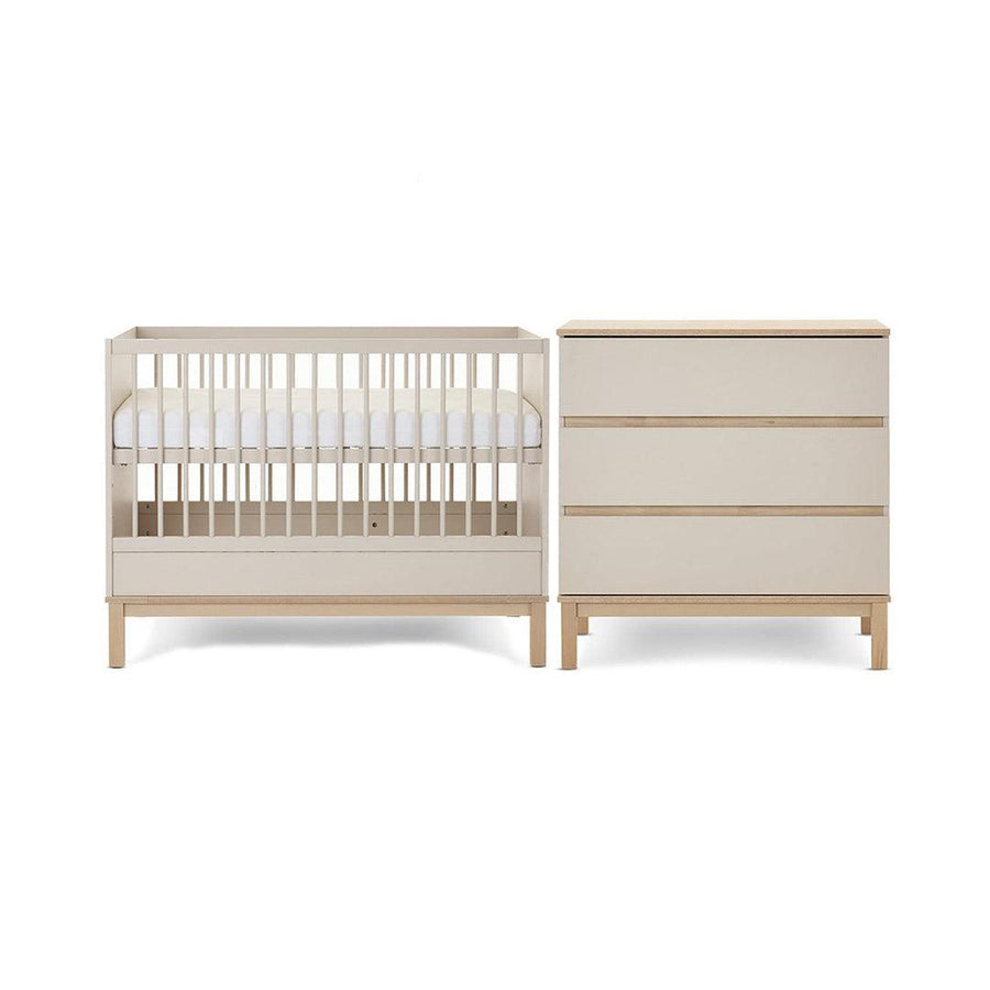 Obaby Astrid Mini 2 Piece Room Set - Satin-Nursery Sets-Satin-No Mattress | Natural Baby Shower