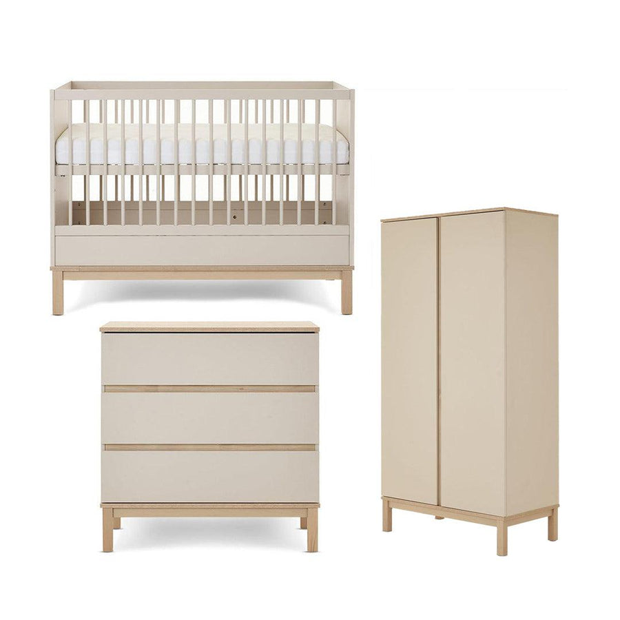 Obaby Astrid Mini 3 Piece Room Set - Satin-Nursery Sets-Satin-No Mattress | Natural Baby Shower