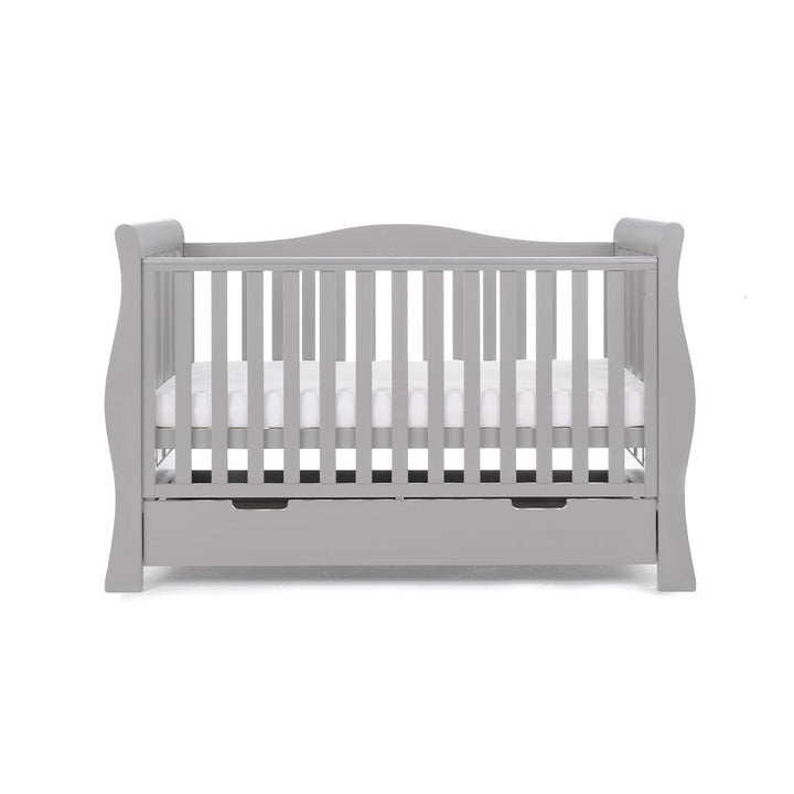 Obaby Stamford Luxe 3 Piece Room Set - Warm Grey-Nursery Sets- | Natural Baby Shower