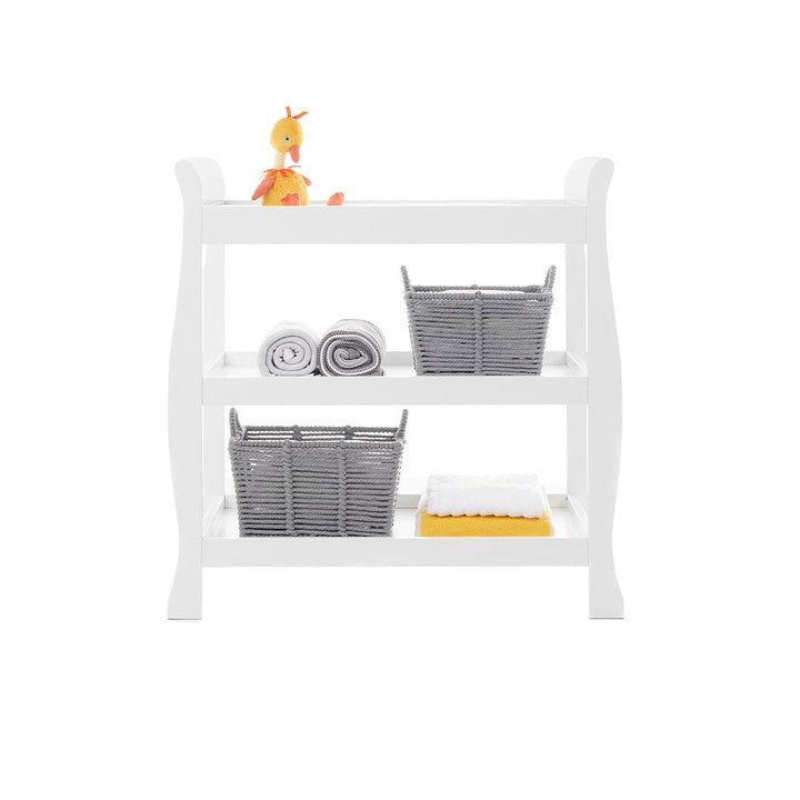 Obaby Stamford Open Changing Unit - White-Changing Units- | Natural Baby Shower