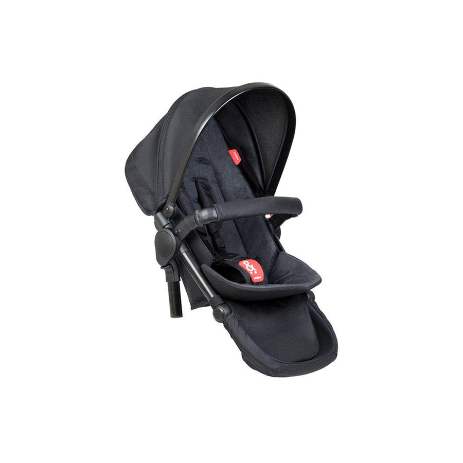 Phil & Teds Sport Verso Double Kit + Liner - Black-Stroller Seats- | Natural Baby Shower