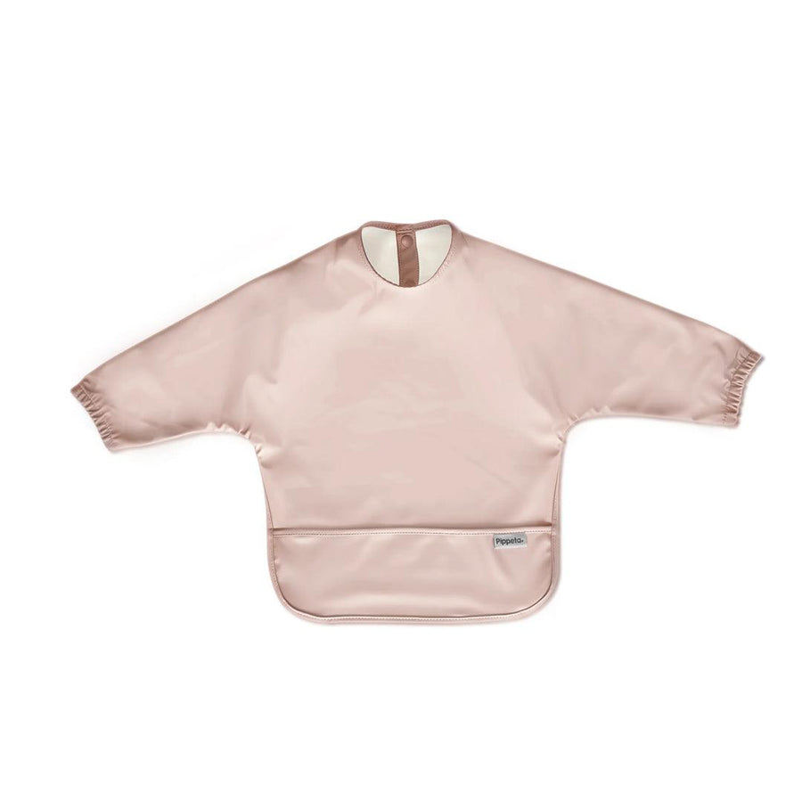 Pippeta Waterproof Cape Sleeved Bib - Ash Rose-Bibs-Ash Rose- | Natural Baby Shower