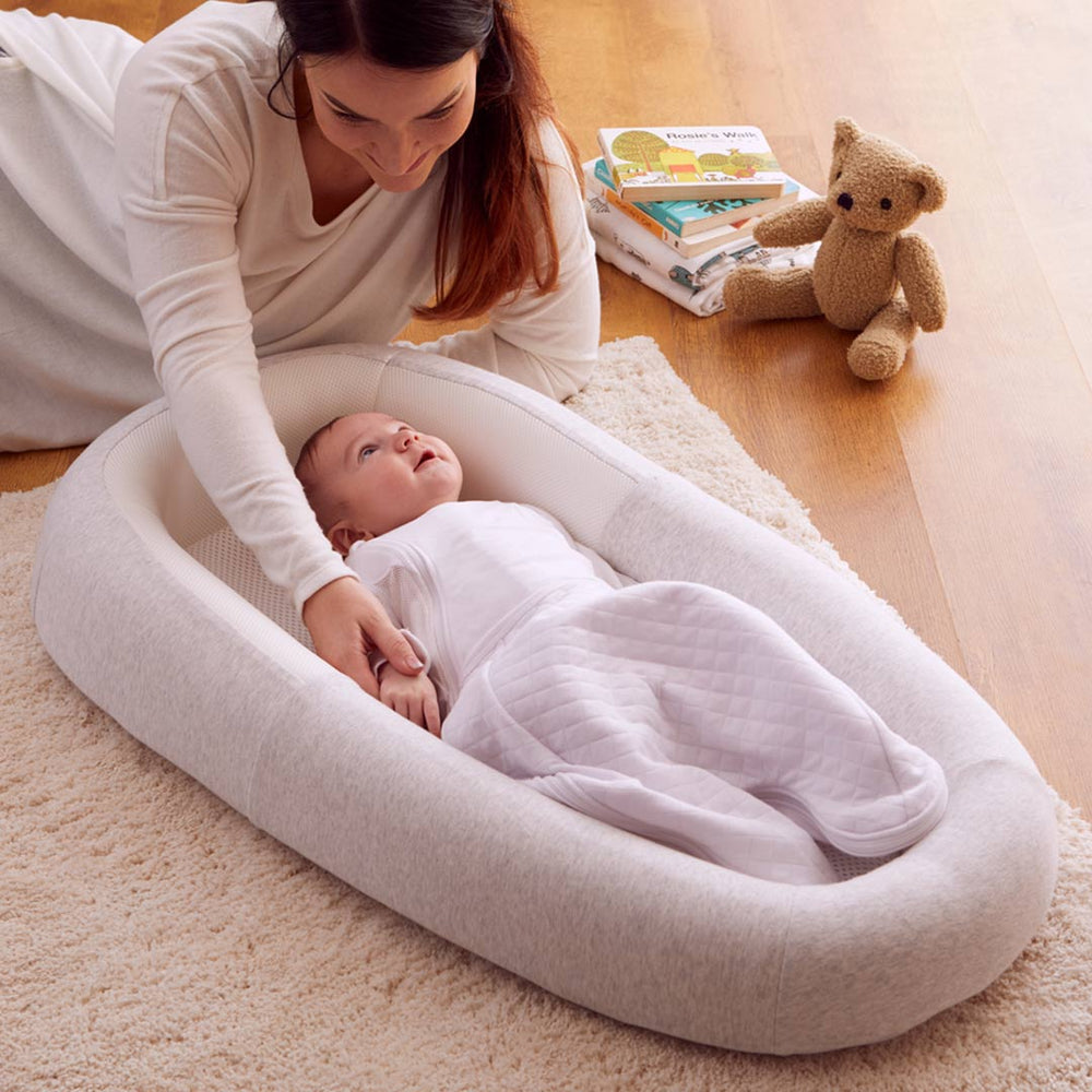 Purflo Sleep Tight Baby Bed - Minimal Grey-Sleep Positioners + Pods- | Natural Baby Shower