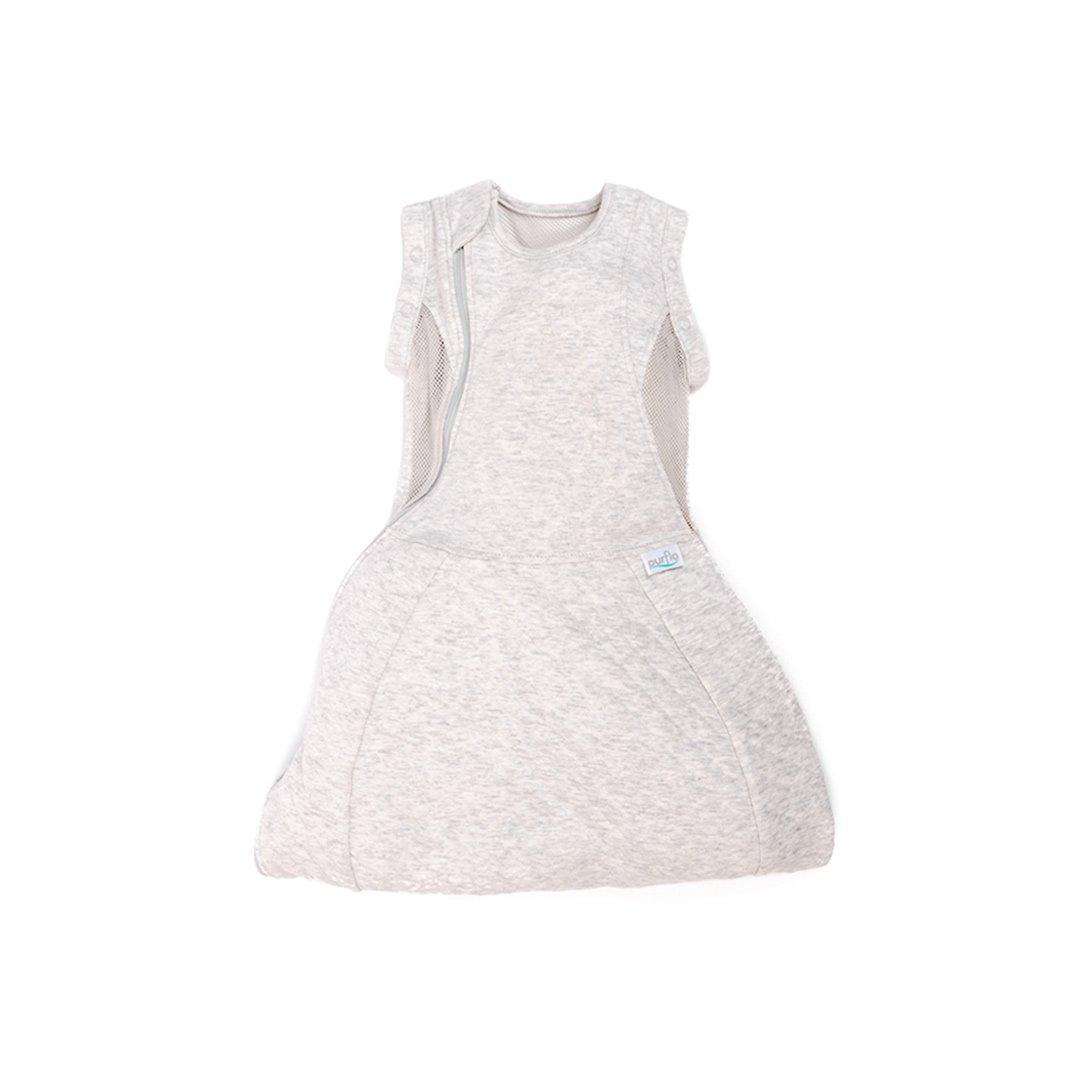 Purflo Swaddle To Sleep Bag - Minimal Grey - TOG 2.5-Sleepsack Swaddles-Minimal Grey-0-4m | Natural Baby Shower