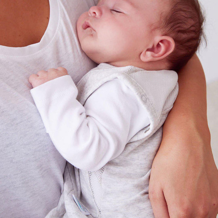 Purflo Swaddle To Sleep Bag - Minimal Grey - TOG 2.5-Sleepsack Swaddles-Minimal Grey-0-4m | Natural Baby Shower