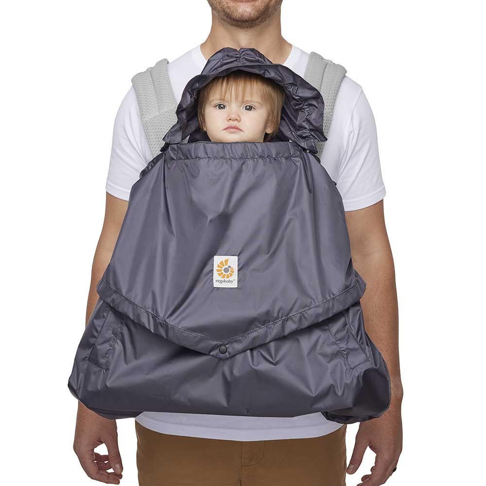 Ergobaby Rain & Wind Cover-Baby Carrier Covers-Charcoal- | Natural Baby Shower