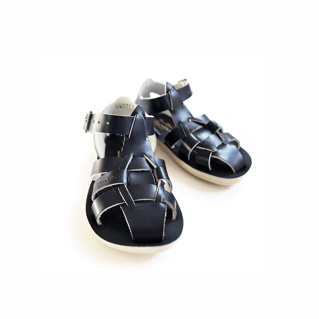Salt-Water Sun-San Kid's Sandals - Shark - Navy-Sandals-Navy-SW 5 Child (UK 4) | Natural Baby Shower