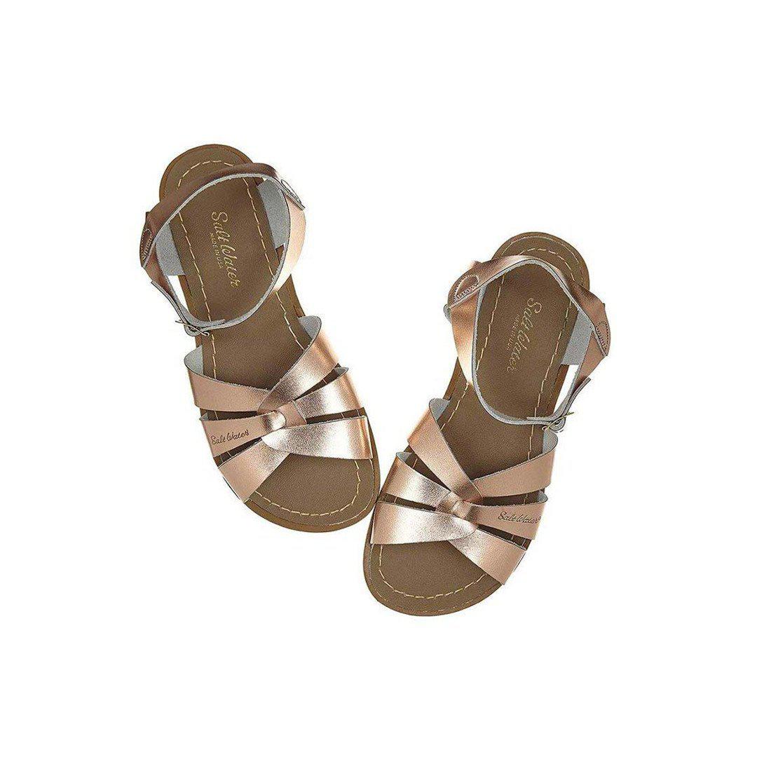 Salt-Water Women's Sandals Original Rose Gold Natural Baby Shower