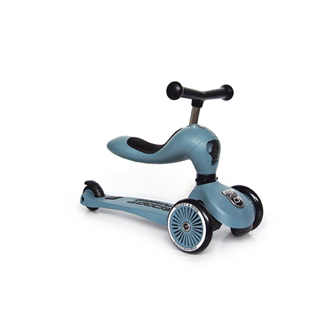 Kick Ride, Scoot & Ride Toddler Scooter in Steel Blue