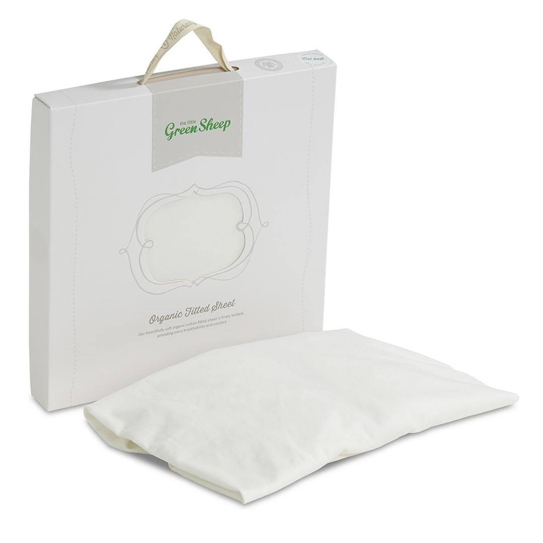 The Little Green Sheep - Organic Jersey Fitted Sheet - Cot-Sheets-Default- | Natural Baby Shower