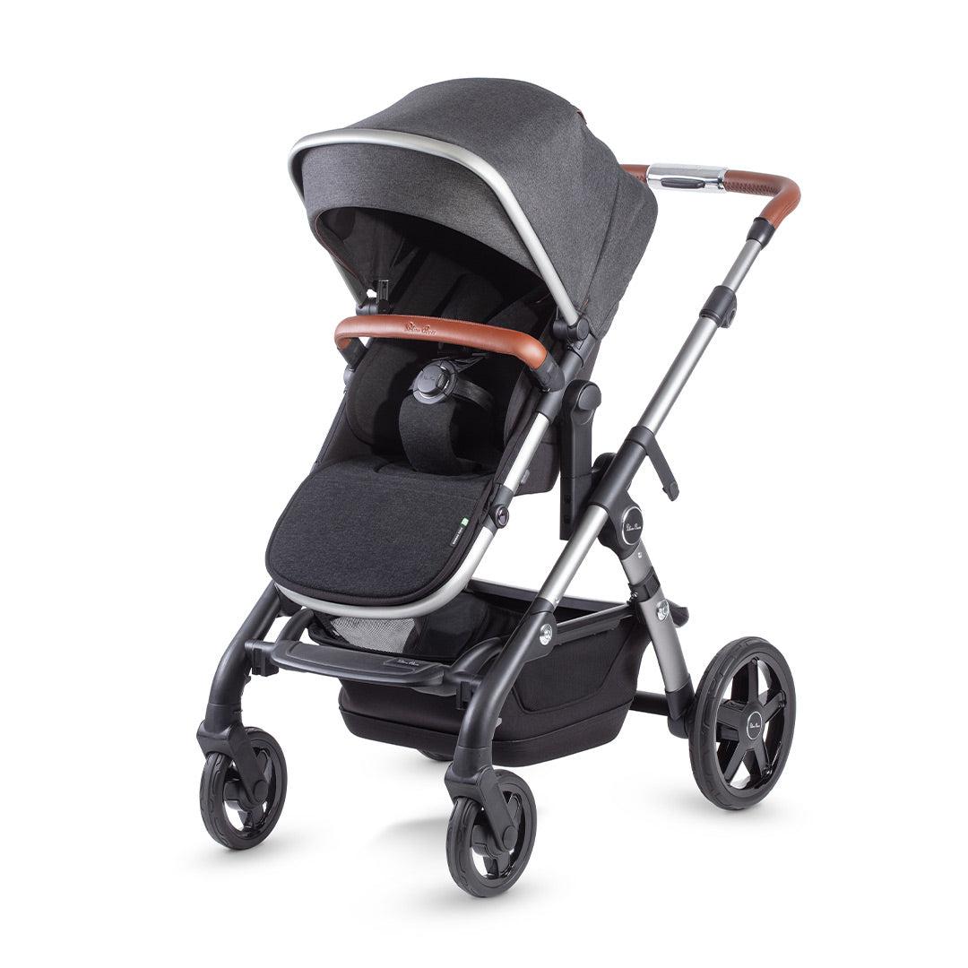 Outlet Silver Cross Wave 21 Pushchair Charcoal Natural Baby Shower