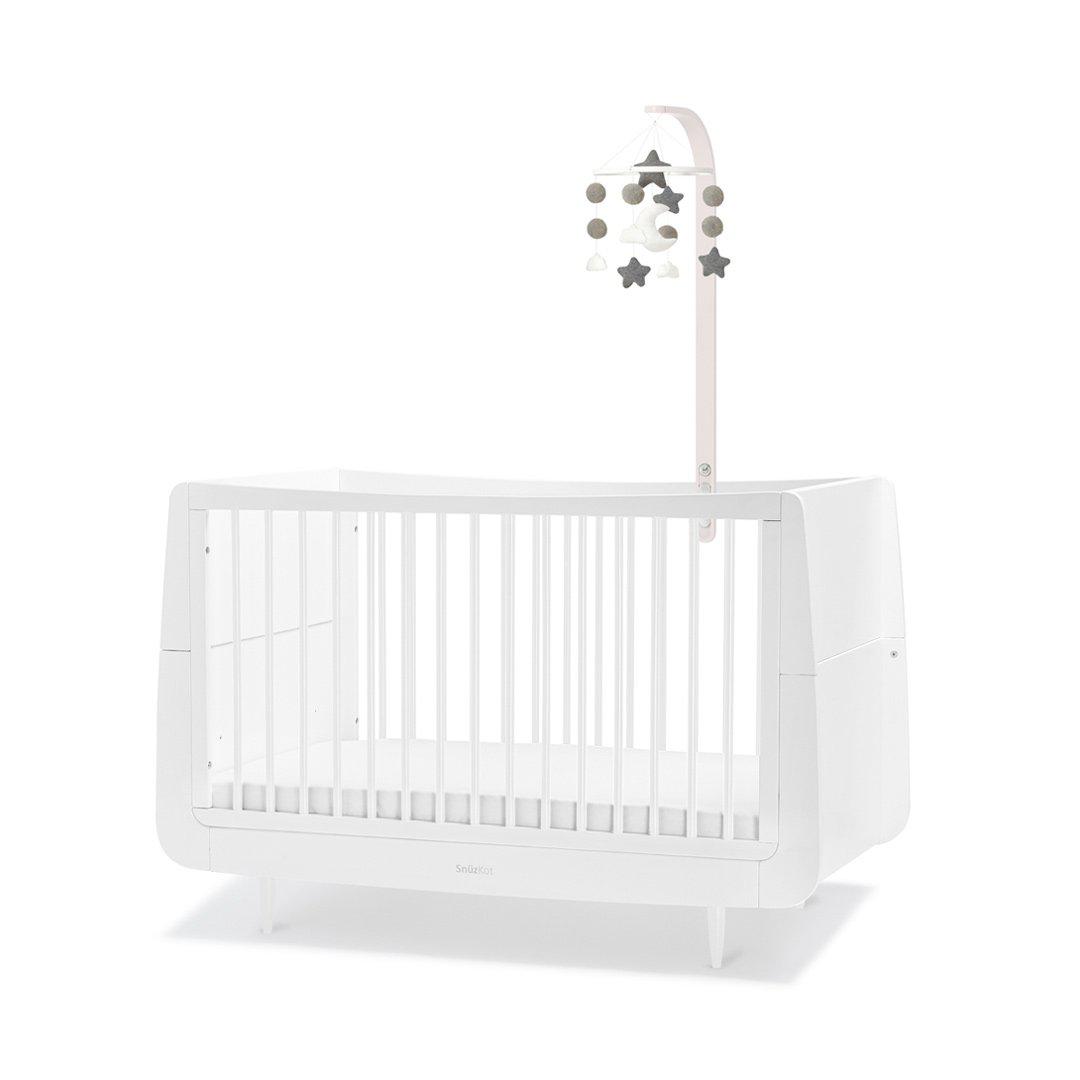 Snuz Baby Mobile - Rose White-Baby Mobiles-Rose White- | Natural Baby Shower