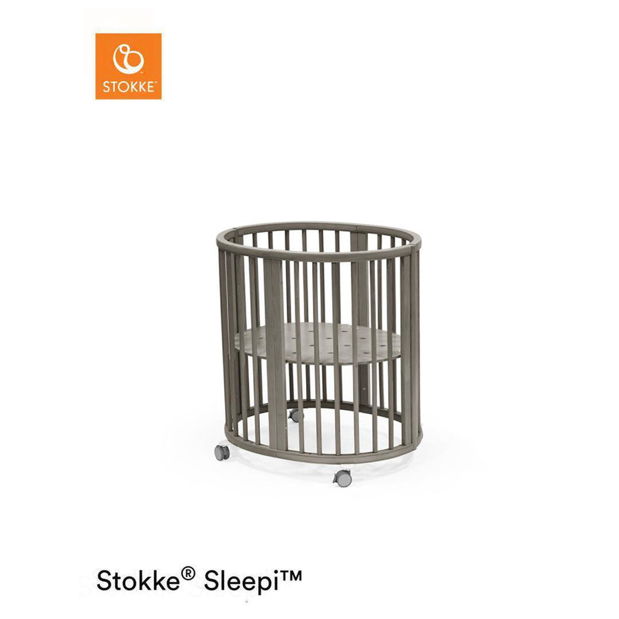 Stokke Sleepi V3 Mini Crib - Hazy Grey-Cribs-No Mattress- | Natural Baby Shower