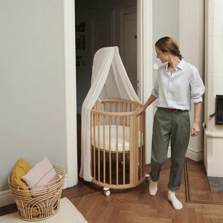 Stokke Sleepi V3 Mini Crib - Natural-Cribs-Stokke Sleepi Mini Mattress V3- | Natural Baby Shower