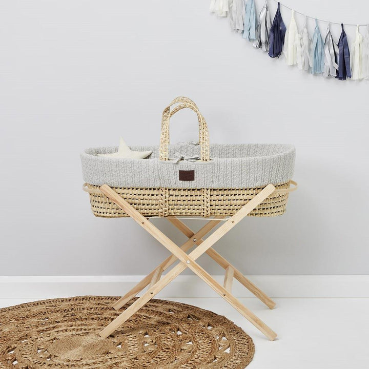 The Little Green Sheep Moses Basket Stand - Natural-Moses Basket Stands- | Natural Baby Shower
