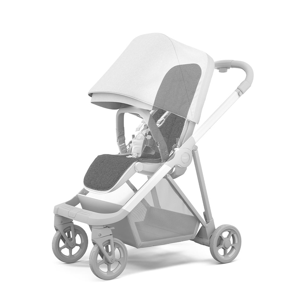 Thule Stroller Seat Liner - Grey Melange-Seat Liners- | Natural Baby Shower