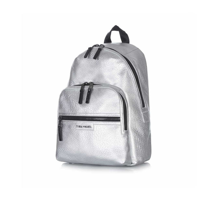 Tiba + Marl Elwood Changing Backpack - Silver-Changing Bags- | Natural Baby Shower