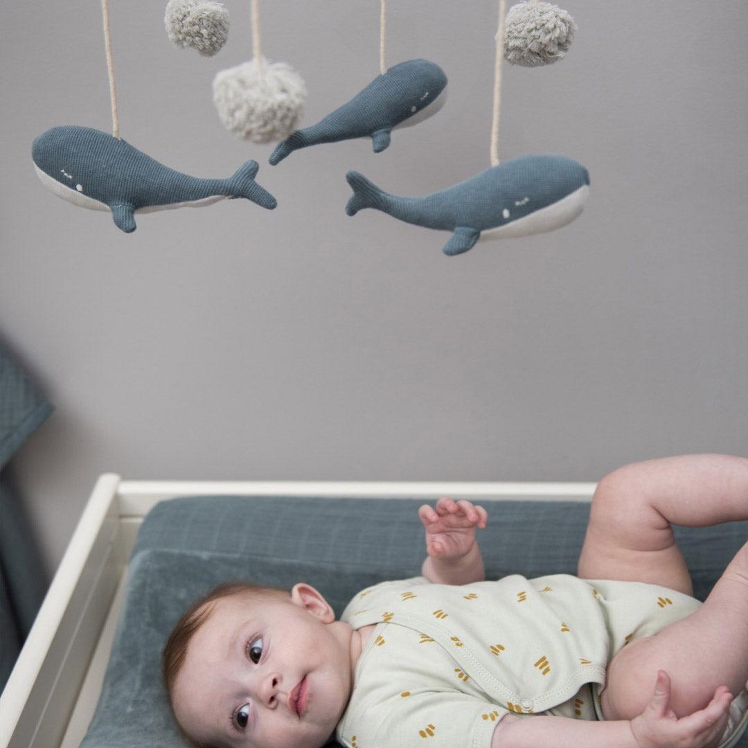 Trixie Crib Mobile - Whale-Baby Mobiles-Whale- | Natural Baby Shower