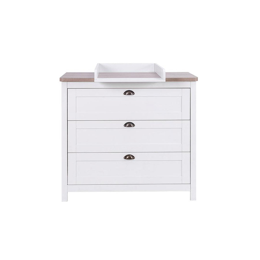 Tutti Bambini Verona Chest Changer - White/Oak-Chests-White/Oak- | Natural Baby Shower