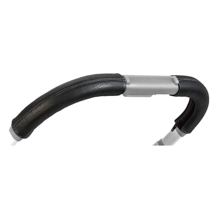 UPPAbaby VISTA Pushchair Leather Handlebar Cover - Black-Handlebar Grips- | Natural Baby Shower