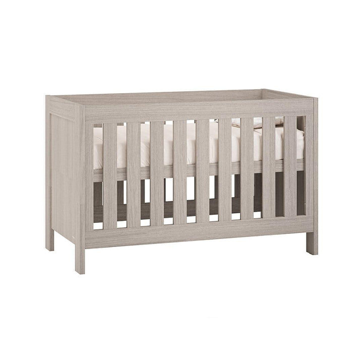 Venicci Forenzo Cot Bed With Underdrawer - Nordic White Oak-Cot Beds-No Mattress- | Natural Baby Shower