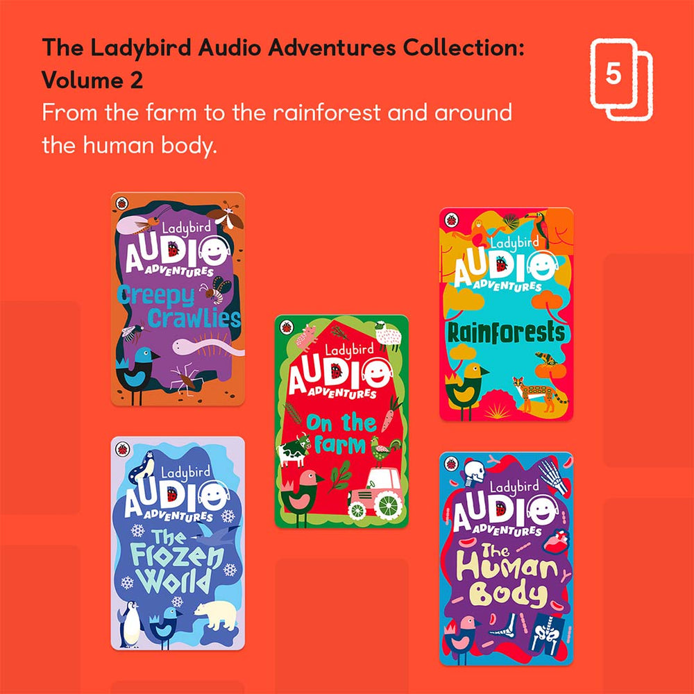 Yoto Card Multipack - Ladybird: Audio Adventures Collection - Volume 2-Audio Player Cards + Characters- | Natural Baby Shower