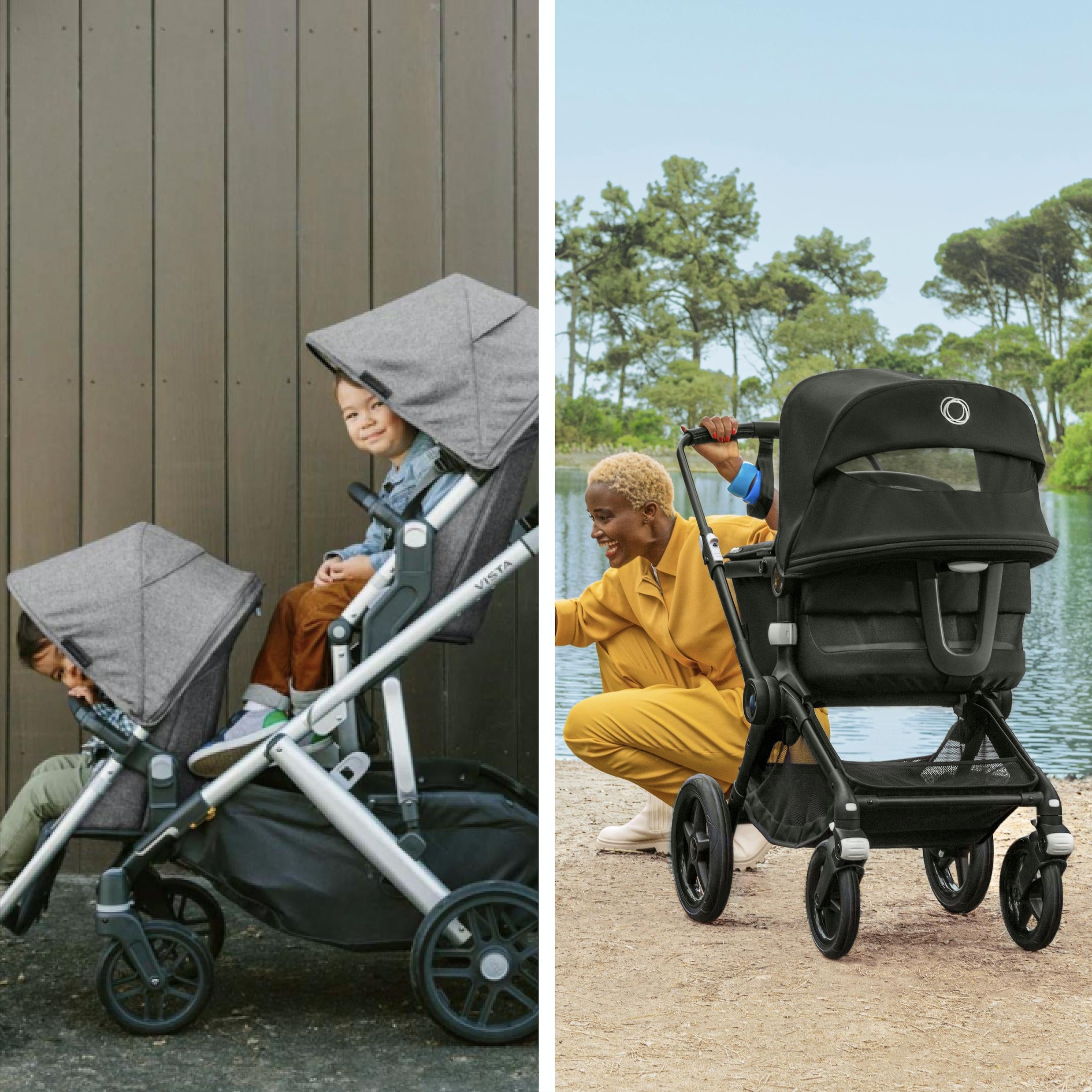 dog pet stroller Carlson® Portable Pup Bell MX-9 Adventure Blackout and enhanced stability Color:Light Brown & Black Multi-Stripes battery included