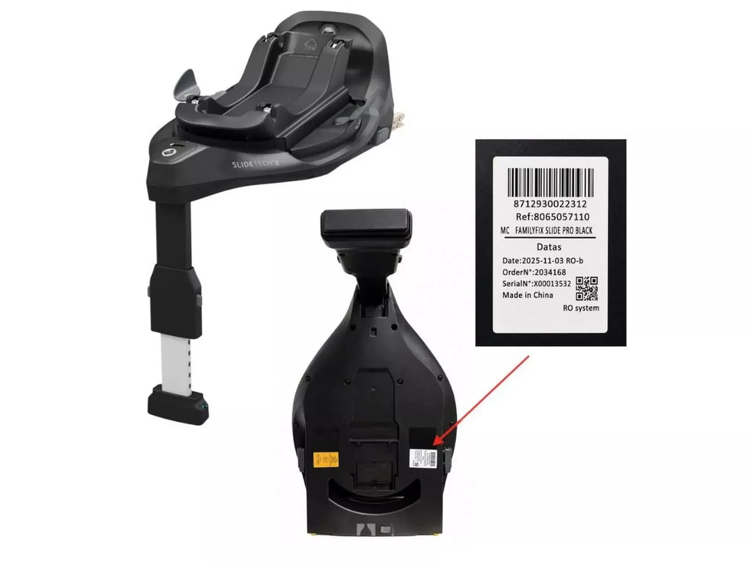 Product Recall FamilyFix Slide Pro ISOFIX Car Seat Base Black