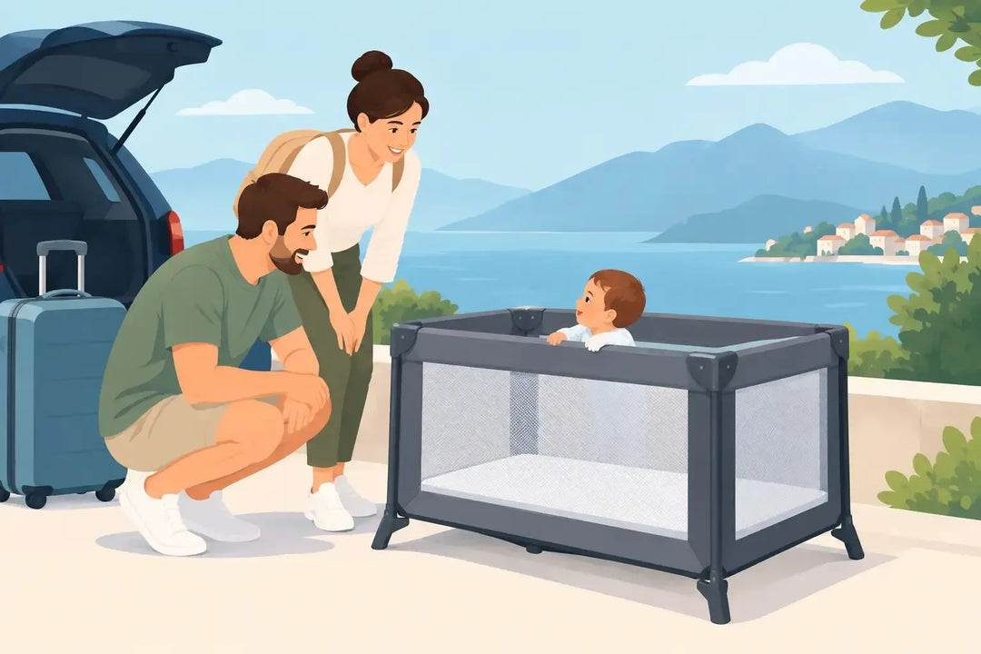 A Travel Cot Review for First Family Trips