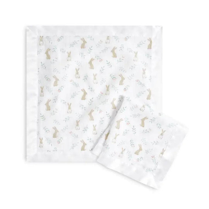 aden + anais Essentials Cotton Muslin Security Blankets - 2 Pack - Blushing Bunnies-Blankets-Blushing Bunnies- | Natural Baby Shower
