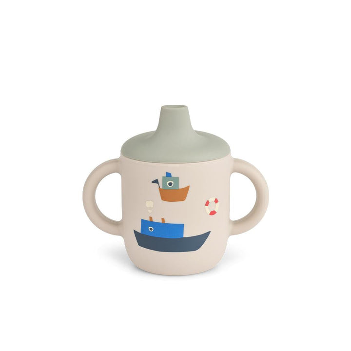 Liewood Neil Sippy Cup - Sailing / Sandy-Cups-Sailing / Sandy- | Natural Baby Shower