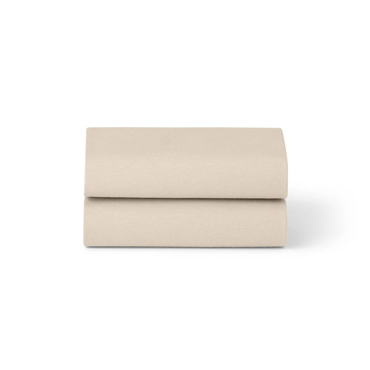 Snuz Twin Pack Moses Basket Sheets - Sand-Sheets-Sand- | Natural Baby Shower