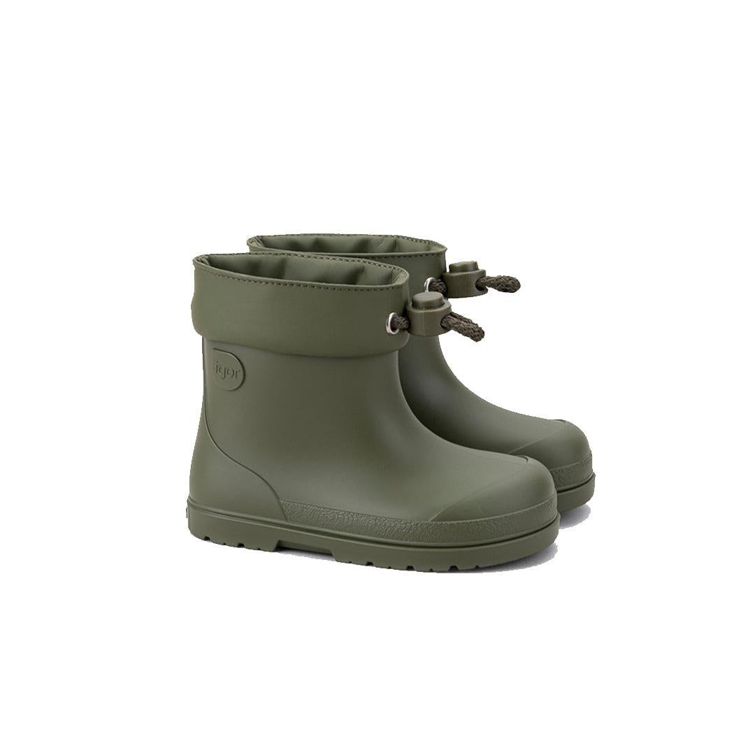 Igor Mendi Flexible Wellies - Kaki-Wellies-Kaki-21 EU (UK 4.5) | Natural Baby Shower