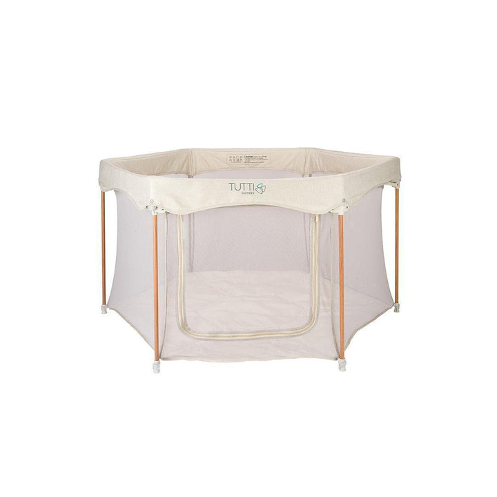 Tutti Bambini Hexa Playpen - Ecru-Play Gyms-Ecru- | Natural Baby Shower