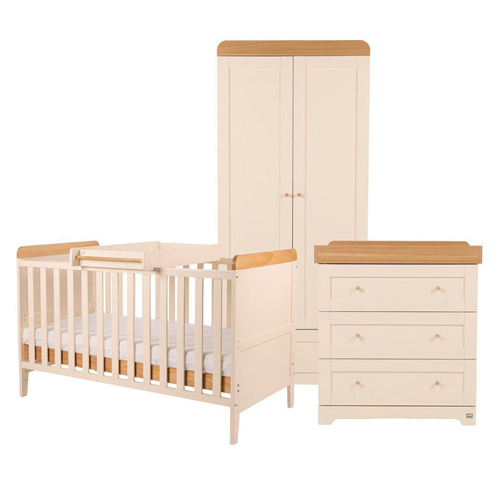 Tutti Bambini Rio 3pc Room Set - Cashmere/Honey Oak-Nursery Sets-Cashmere/Honey Oak- | Natural Baby Shower
