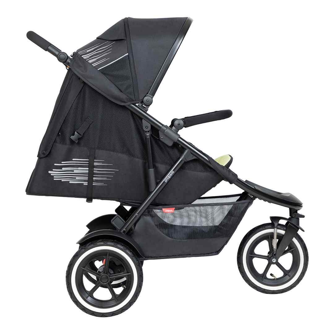 Phil & Teds Sport Pushchair + Double Kit - Charcoal-Stroller Bundles-Charcoal-Lazy Ted | Natural Baby Shower