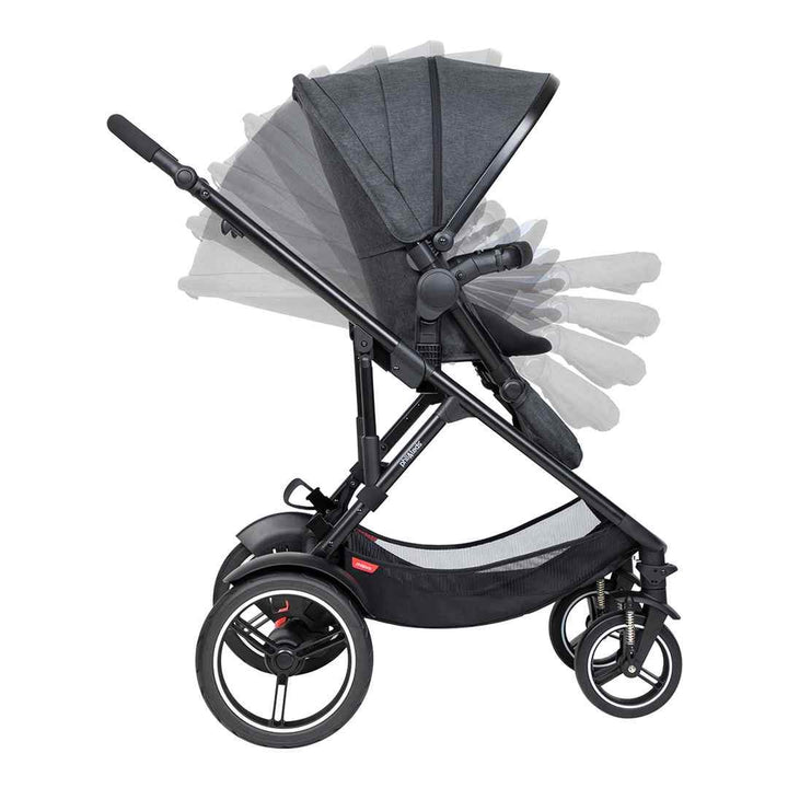 Phil & Teds Voyager Pushchair + Double Kit - Sky-Stroller Bundles-Sky-Lazy Ted | Natural Baby Shower