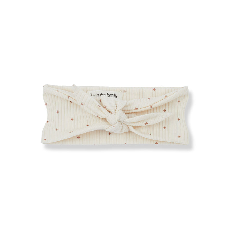 1+ in the family Mirta Bandeau - Ivory-Headbands- | Natural Baby Shower