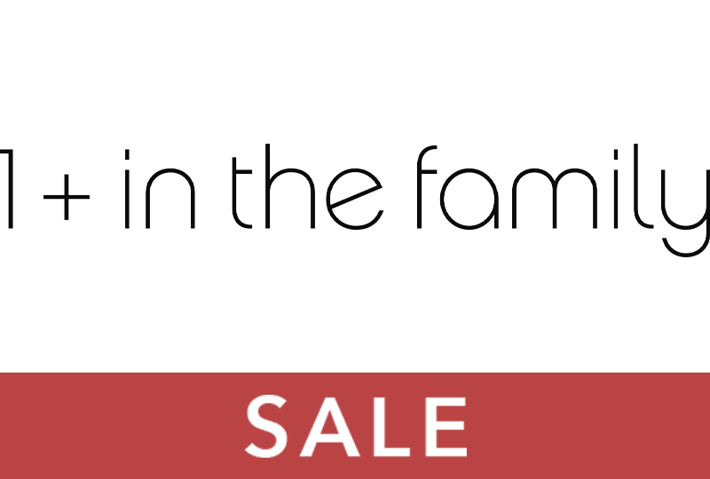 1-in-the-family-sale | Natural Baby Shower