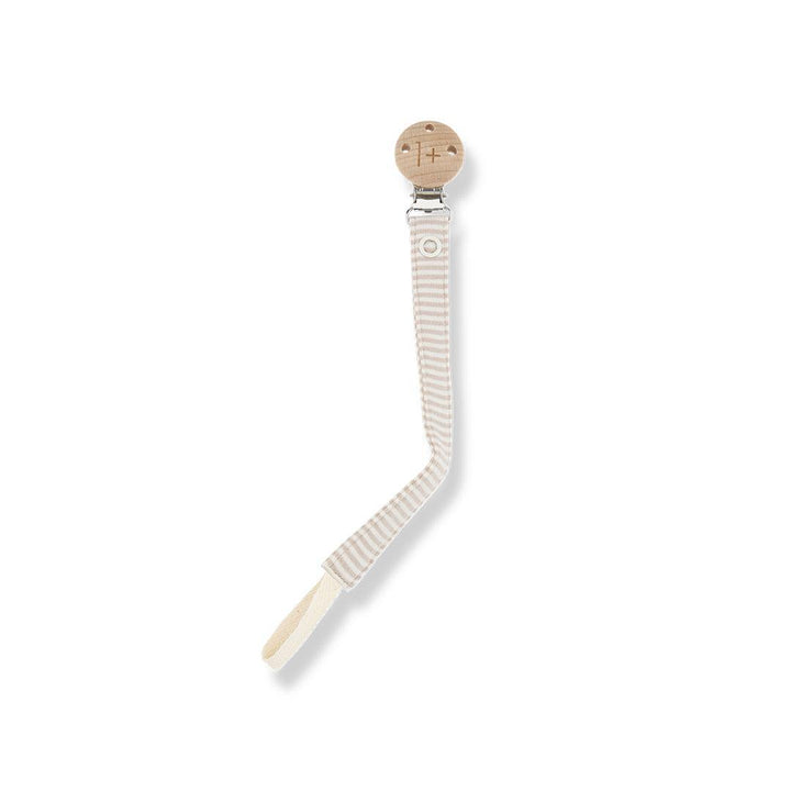 1+ In The Family Aina Pacifier Clip - Beige-Pacifier Clips-Beige-U | Natural Baby Shower