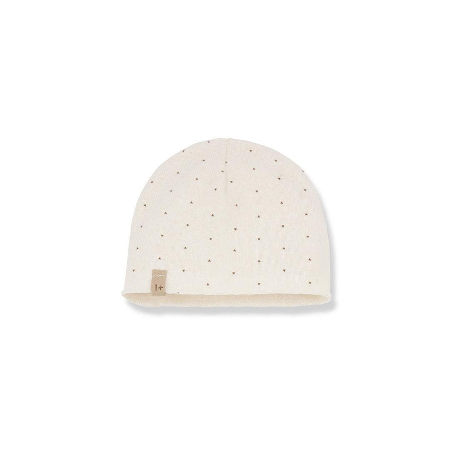 1+ In The Family Ares Beanie - Beige-Hats-Beige-T1 | Natural Baby Shower