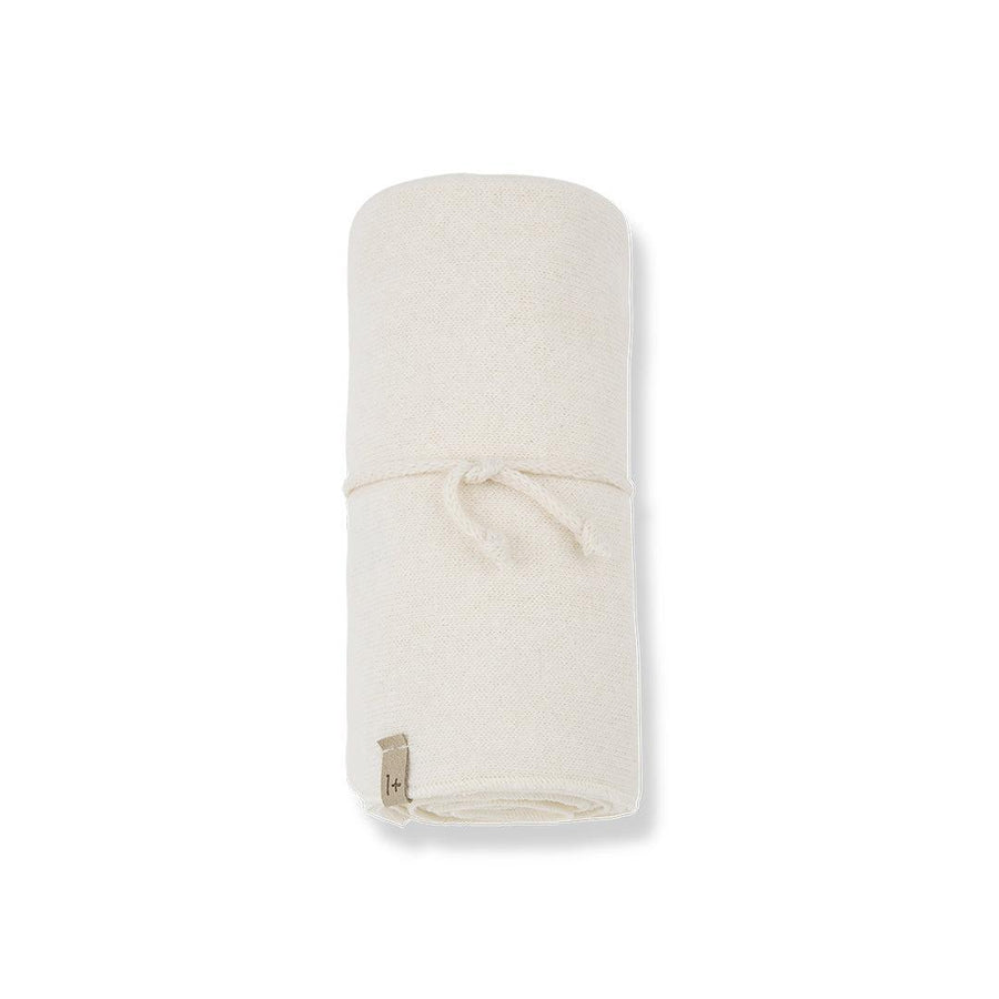 1+ In The Family Asis Blanket - Ecru-Blankets-Ecru-U | Natural Baby Shower