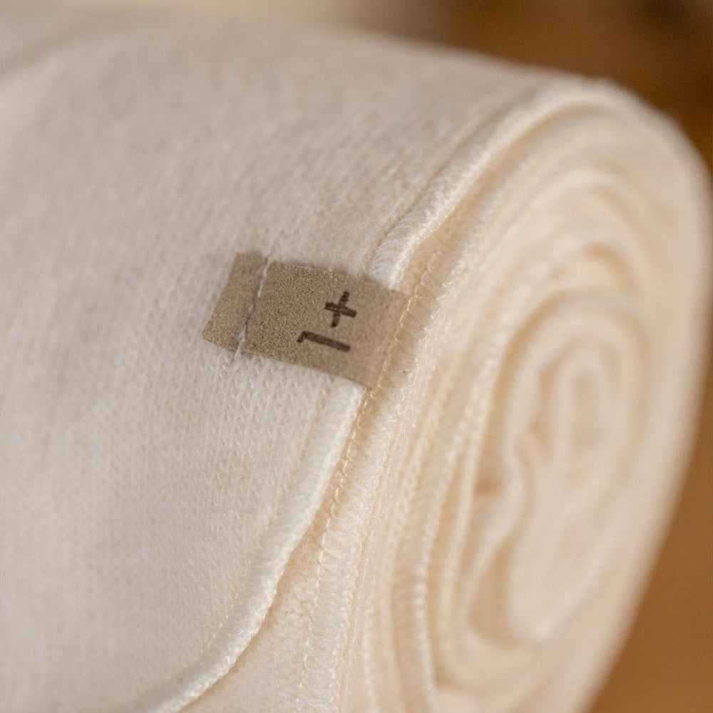 1+ In The Family Asis Blanket - Ecru-Blankets-Ecru-U | Natural Baby Shower