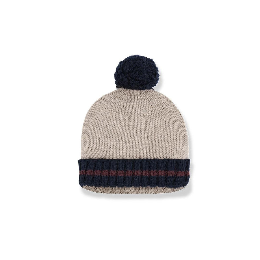 1+ In The Family Brian College Beanie - Tortora-Hats-Tortora-T1 | Natural Baby Shower