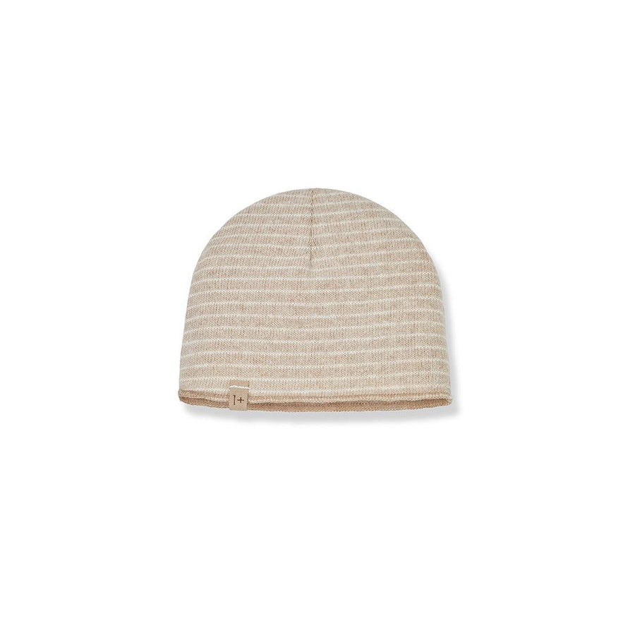 1+ in the family Honore Beanie - Beige-Hats-Beige-T1 | Natural Baby Shower