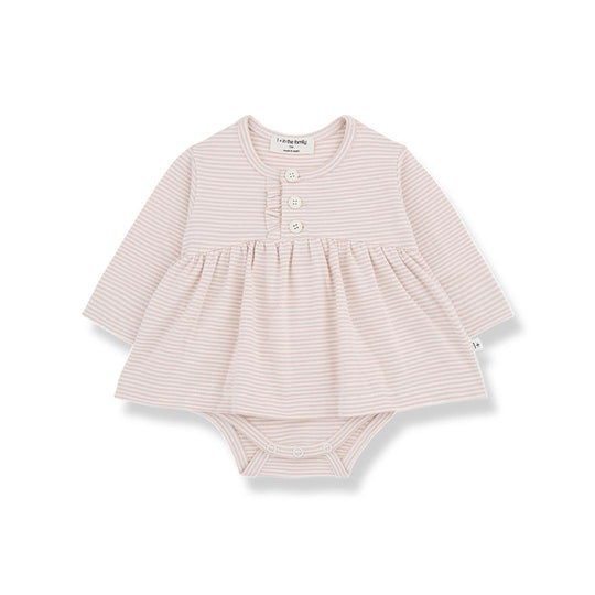 1+ In The Family Ida Dress - Nude-Dresses-Nude-12m | Natural Baby Shower