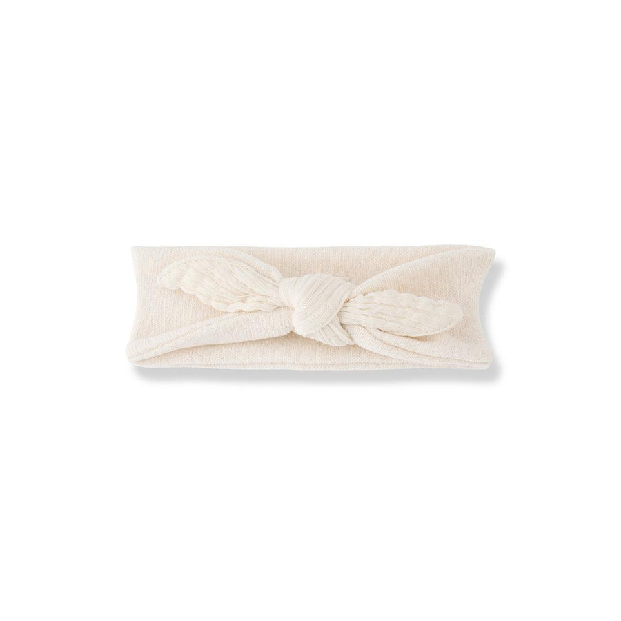 1+ In The Family Ines Bandeau - Ecru-Headbands-Ecru-T1 | Natural Baby Shower