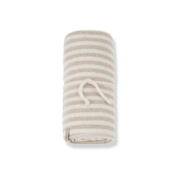 1+ In The Family Jeanine Blanket - Beige-Blankets-Beige-U | Natural Baby Shower