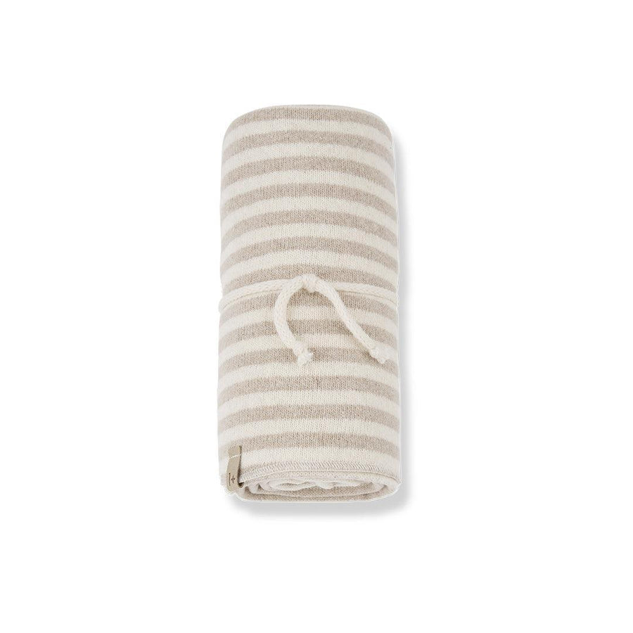 1+ In The Family Jeanine Blanket - Beige-Blankets-Beige-U | Natural Baby Shower